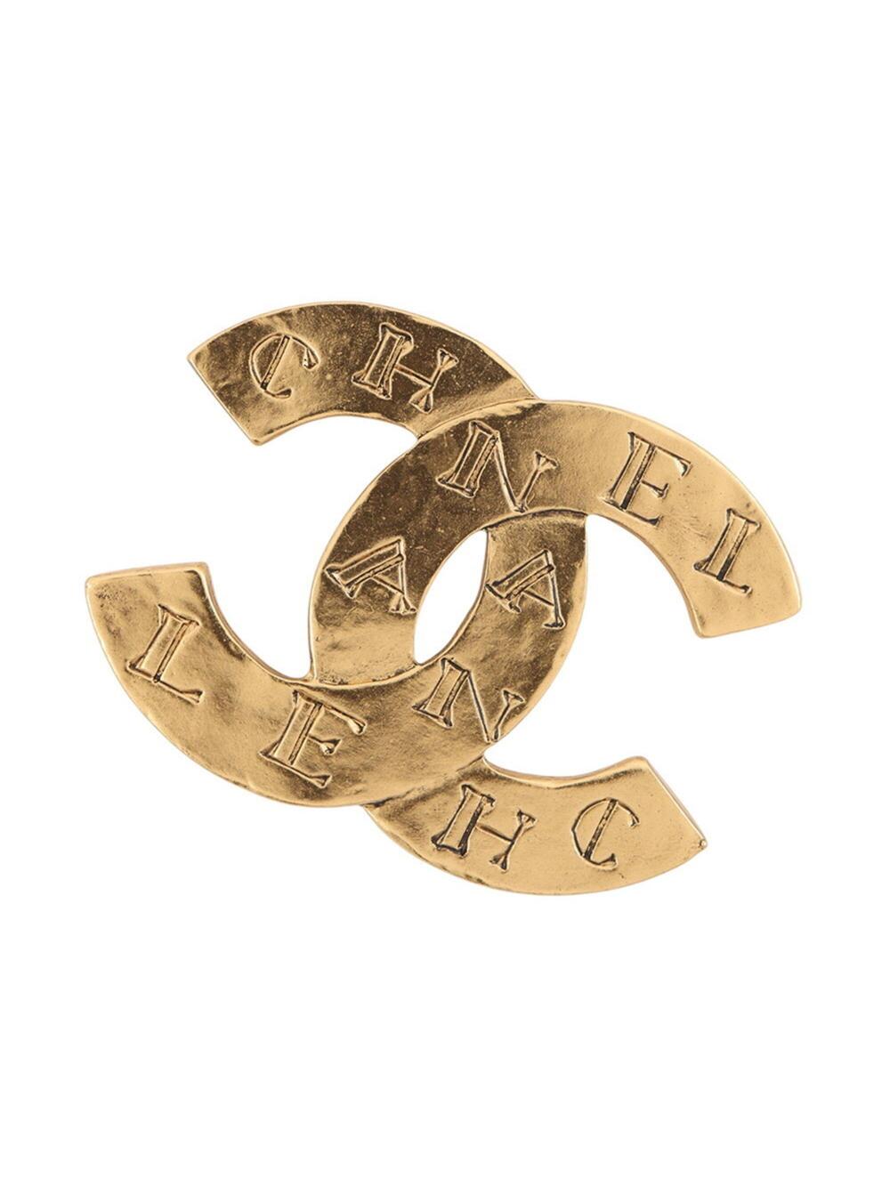 Chanel Cc Logo Brooch Metal #287867C94B